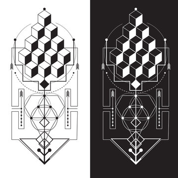 Sacred Geometry. Magic totem