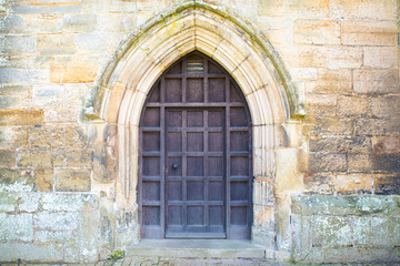 Fototapeta na wymiar Wooden Church Door