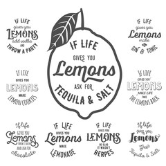 Motivation quote about lemons