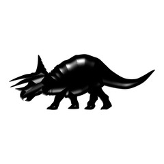 triceratops dinosaur silhouette 