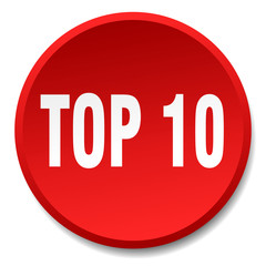 top 10 red round flat isolated push button