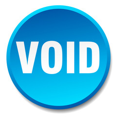 void blue round flat isolated push button