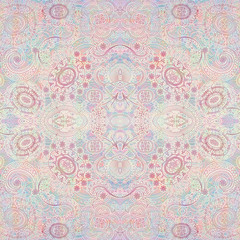 stylized flowers lace pink background