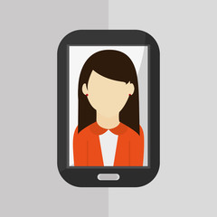 Social media design, vector illustration