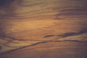 brown color nature pattern detail of teak wood decorative furniture surface