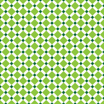 Seamless Lime And Green Diagonal Check Pattern