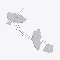 Smoke icon design , vector illustration