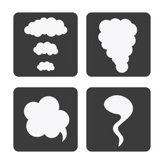 Smoke icon design , vector illustration