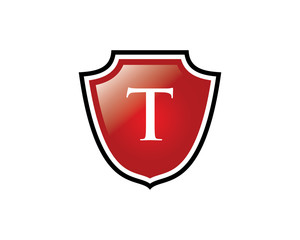 Shield T Letter Logo