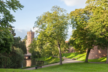 Fototapeta na wymiar Kronenburger park in Nijmegen, The Netherlands