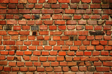 Old brick wall background