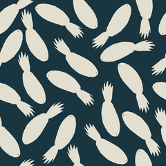 Vector Seamless Pattern with Pineapples