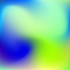 Abstract blue and green blur color gradient background for web, presentations and prints. Vector illustration.