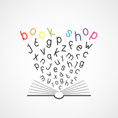Book shop logo.