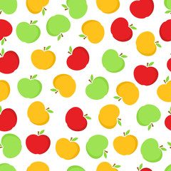 Apple seamless pattern.