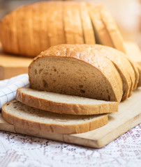 Fresh bread at morning time