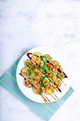 Fried zucchini