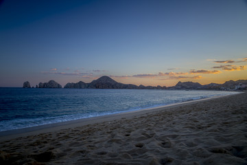 Fototapeta na wymiar Sunset View in Cabo San Lucas Mexico