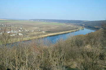 Fototapeta na wymiar Landscape of Soroca with Nistru river