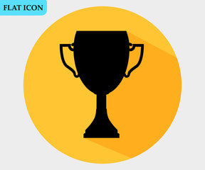 Trophy Cup Flat Icon