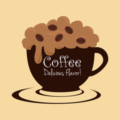 delicious coffee design 