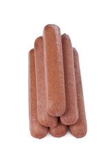 pile of fresh hot dogs