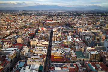 Obraz premium Mexico City Aerial View