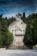Fototapeta premium L'entrata principale del cimitero di Staglieno a Genova