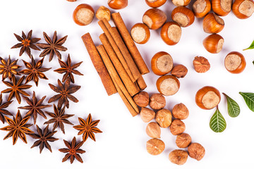 hazelnuts photo illustration