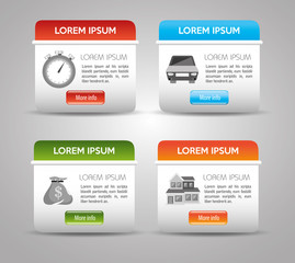 Fototapeta premium website design template design 
