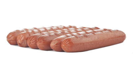 cooked hotdogs