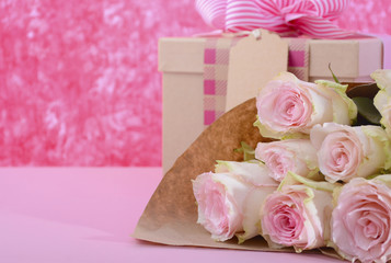 Mothers Day gift and flowers.