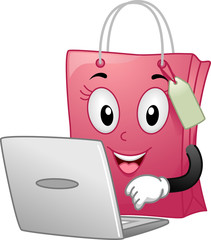 Mascot Shopping Bag Online Shop Check