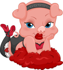 Pig Boudoir