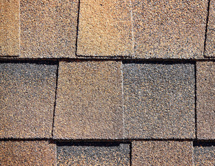 Roofing Shingles dark rust tab style pattern
