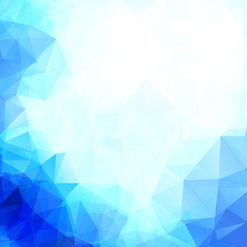 Abstract blue transparent futuristic background 