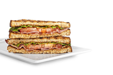 slice of bacon sandwich