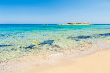 Wild beach on Crete island, Greece