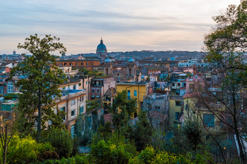 Roma (Rome, Italia) - Panorama da Villa Borghese