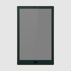Tablet Computer with Blank Screen. Vector Illustration