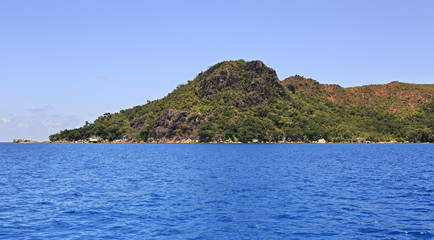 Fototapeta premium Beautiful Praslin Island in Indian Ocean.