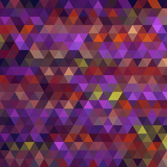 Obraz premium Multicolored geometric wattled mosaic pattern wallpaper