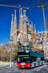 Naklejka premium Barcelona Sagrada Familia
