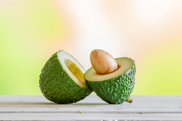 Stone in an avocado