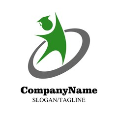 Obraz premium Education Graduation Knowledge School Degree Logo Icon