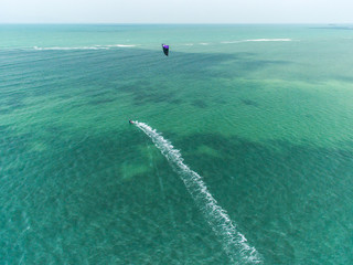 Kitesurfing in Koh Phangan Thailand © alexkazachok