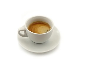 coffee cup on a white background