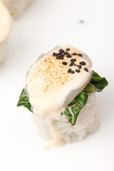 sushi on the plate