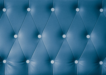 Blue leather sofa background