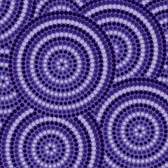 Abstract Aboriginal dot painting in vector format.